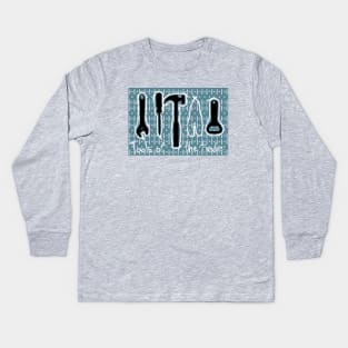 Tools of the trade Kids Long Sleeve T-Shirt